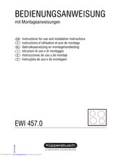 Küppersbusch EWI 457.0 Instructions For Use And Installation Instructions