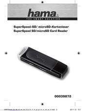 Hama 39872 Operating Instructions Manual
