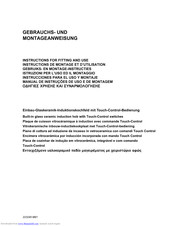Küppersbusch Built-in glass ceramic induction Instructions For Fitting And Use