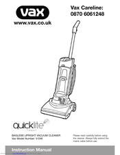 Vax Quicklite V-046 Instruction Manual