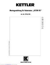 Kettler Astor RS Assembly Instruction Manual