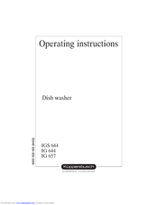 Kuppersbusch IGS 644 Operating Instructions Manual