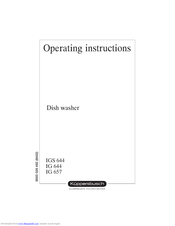 Kuppersbusch IG 644 Operating Instructions Manual