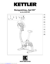 Kettler 07625-990 Assembly Instructions Manual