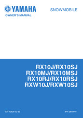 Yamaha RX10RJ Owner's Manual