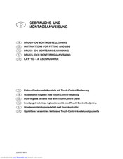 Kuppersbusch .GKST 60 Series Instructions For Fitting And Use