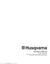 Husqvarna 966 019501 Operator's Manual