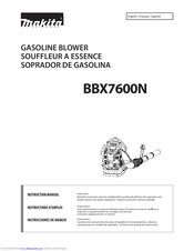 Makita BBX7600N Instruction Manual