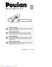 Poulan Pro WOODMASTER 2250 Instruction Manual