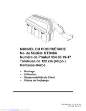 Poulan Pro GTB48A Manuel D'utilisation