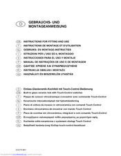 Kuppersbusch .GKST 75 Series Instructions For Fitting And Use