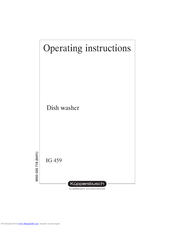 Kuppersbusch IG 459 Operating Instructions Manual