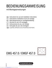 Küppersbusch EMGF 457.0 Instructions For Use And Installation Instructions