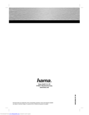 Hama I 470 Operating	 Instruction
