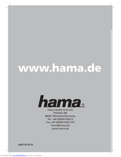 Hama 62765 Operating	 Installations