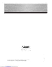 Hama 102285 Operating	 Instruction