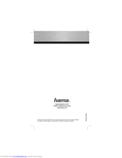 Hama 102173 Operating	 Instruction