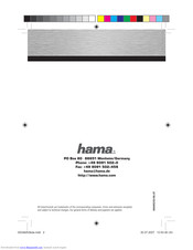 Hama 49253 Operating	 Instruction