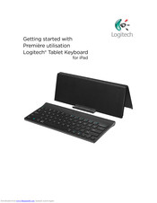 Logitech Tablet Keyboard for iP Getting Started Manual