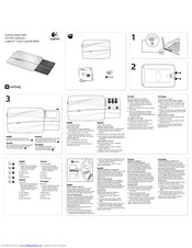 Logitech Touch Lapdesk N600 Getting Started Manual