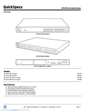 HP 2910 Series Specification