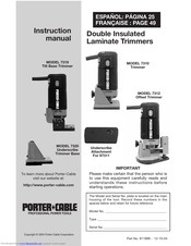 Porter-Cable 7319 Instruction Manual