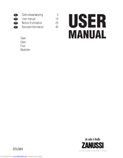 Zanussi ZOU364 User Manual