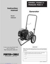 Porter-Cable DBSI325 Instruction Manual