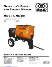 MBW MM121 Operator's Manual