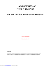 Mach V4MDMP User Manual
