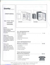 Danby DAR340W Owner's Manual