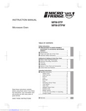 MicroFridge MFM-9TP Instruction Manual