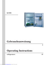 Kuppersbusch KS 881 Operating Instructions Manual