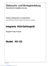 Kuppersbusch ER 7534 I Operating Instructions Manual