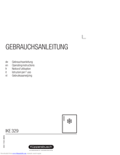 Kuppersbusch IKE 329 Operating Instructions Manual