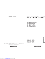 Kuppersbusch IKE308-5T2 Operating Instructions Manual