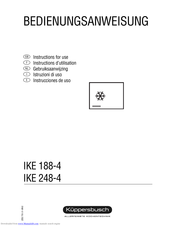 Kuppersbusch IKE 188-4 Operating Instructions Manual
