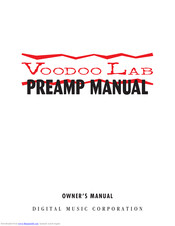 Voodoo Lab Guitar Preamp Owner's Manual