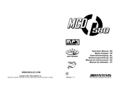 JB Systems MCD 580 Operation Manual