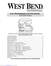 West Bend L5672A Instruction Manual