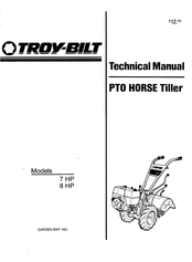Troy-Bilt Big Red Technical Manual