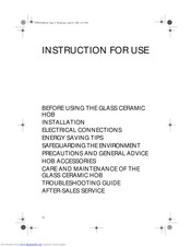 Bauknecht EDTV 6740 IN Instructions For Use Manual