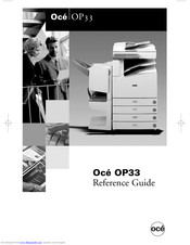 Oce OP33 Reference Manual