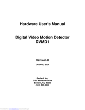 Radiant DVMD1 User Manual