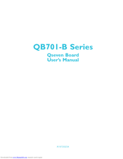 DFI QB701-B660100 User Manual