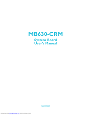 DFI MB630-CRM User Manual