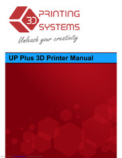 3D Printing Systems UP Plus 3D Manual