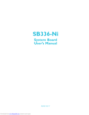 DFI SB336-Ni User Manual