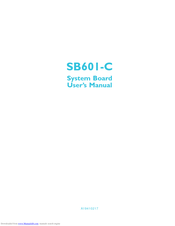 DFI SB601-C User Manual