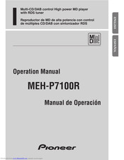 Pioneer MEH-P7100R Operation Manual
